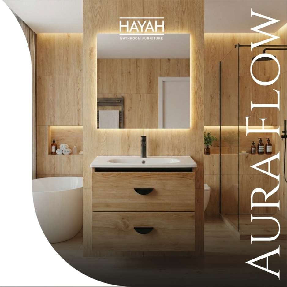 Aura Flow - Two drawers Bathroom unit