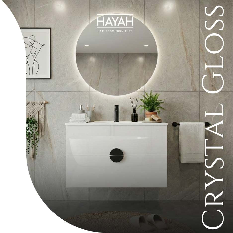 Crystal Gloss - Two Drawers Bathroom unit