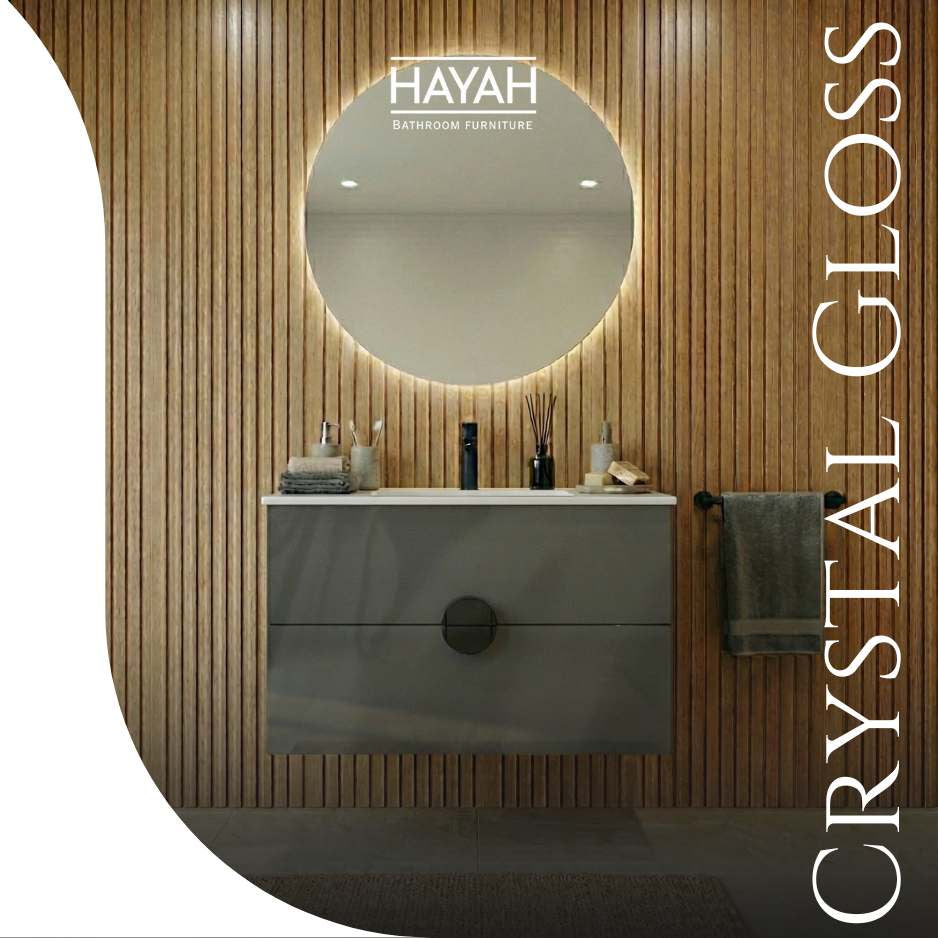 Crystal Gloss - Two Drawers Bathroom unit