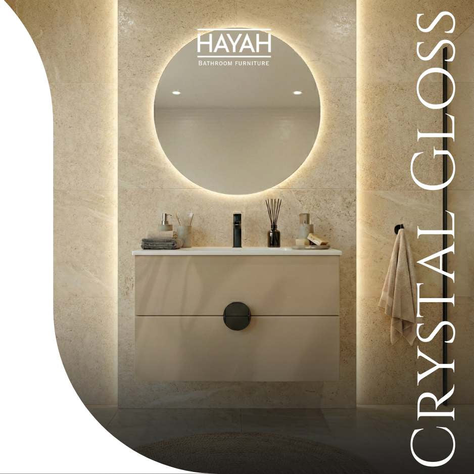 Crystal Gloss - Two Drawers Bathroom unit