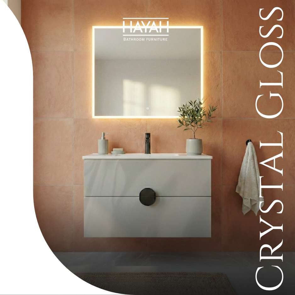 Crystal Gloss - Two Drawers Bathroom unit