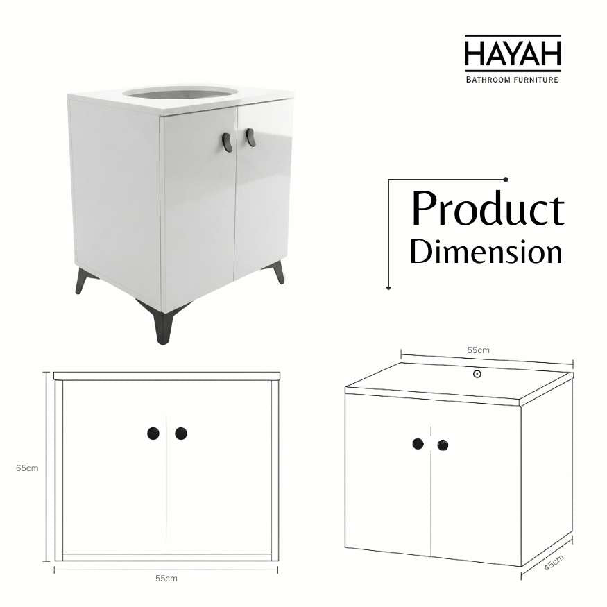 Easy Luxe - Two Doors Bathroom unit