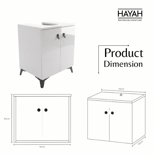Easy Luxe - Two Doors Bathroom unit