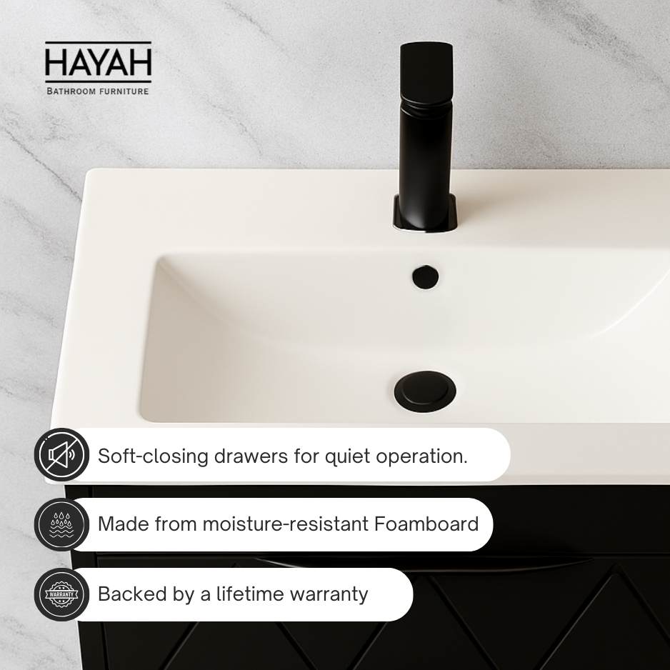 Elite Touch - Two drawers Bathroom unit