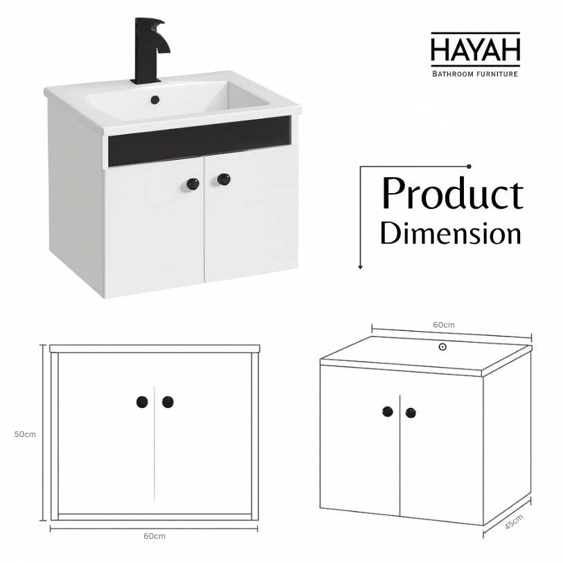 Juliet Classic - Two Doors Bathroom unit