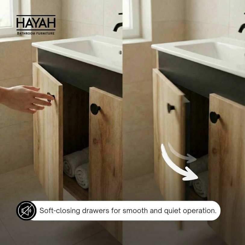 Oak Edge - Two Doors Bathroom unit