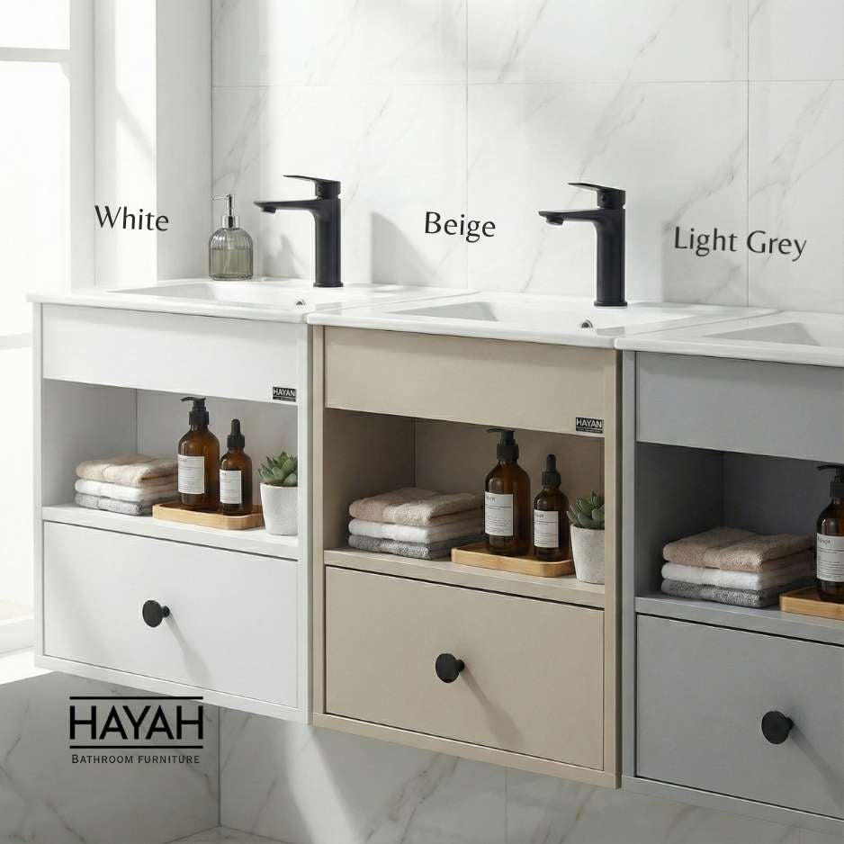 Zen Breeze - Open storage Bathroom unit
