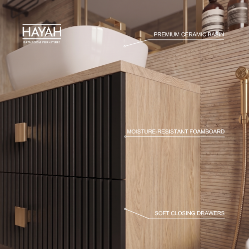 Vanora - Two drawers Bathroom unit